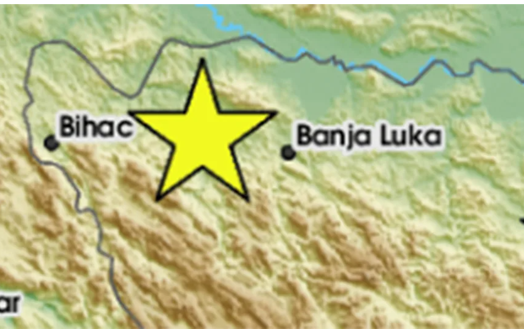 Zemljotres u BiH, epicentar oko 50 kilometara od Banjaluke