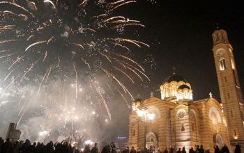 Širom Srpske svečano dočekana Nova godina.