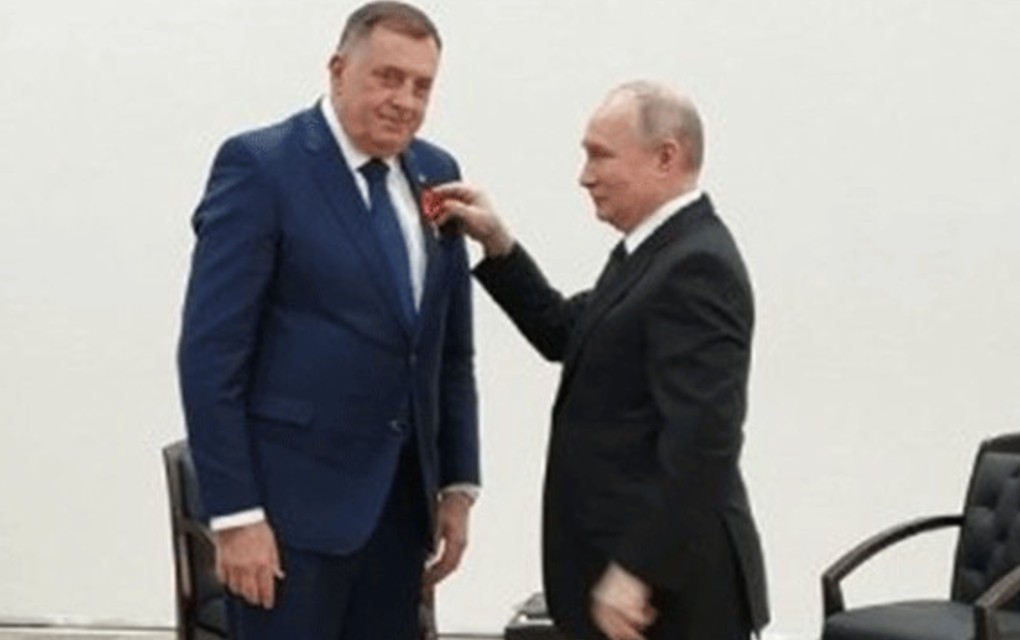 Kako je Milorad Dodik proslavio orden Vladimira Putina