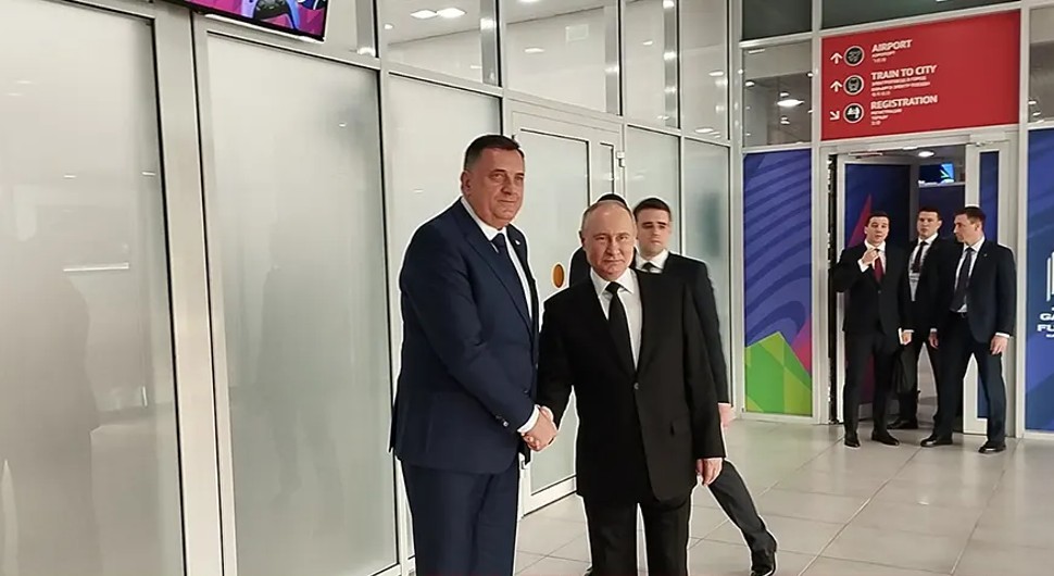 Putin zahvalio Dodiku: Znamo da situacija u Republici Srpskoj nije jednostavna, hvala što podržavate Rusiju