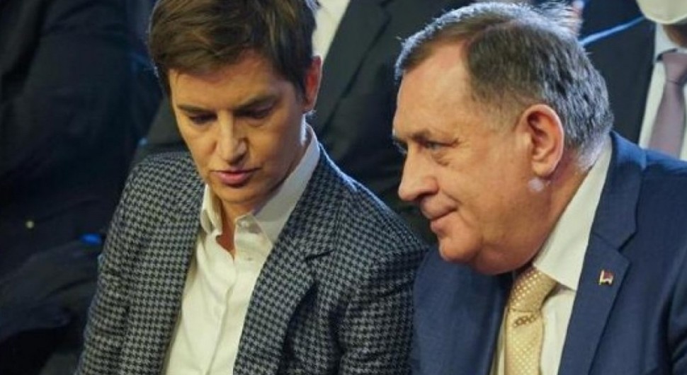 Dodik čestitao Brnabićevoj izbor za predsjednika Skupštine Srbije