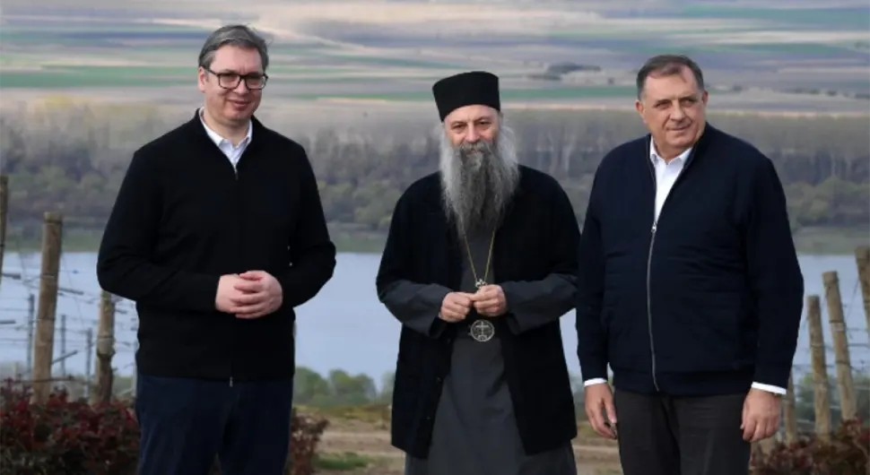„Jedan od najznačajnijih sastanka“ – Počeo sastanak Vučića, Dodika i patrijarha Porfirija