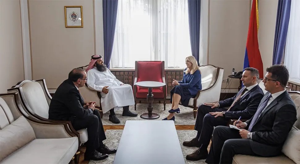 Cvijanovićeva razgovarala sa novim ambasadorom Katara o unapređenju saradnje