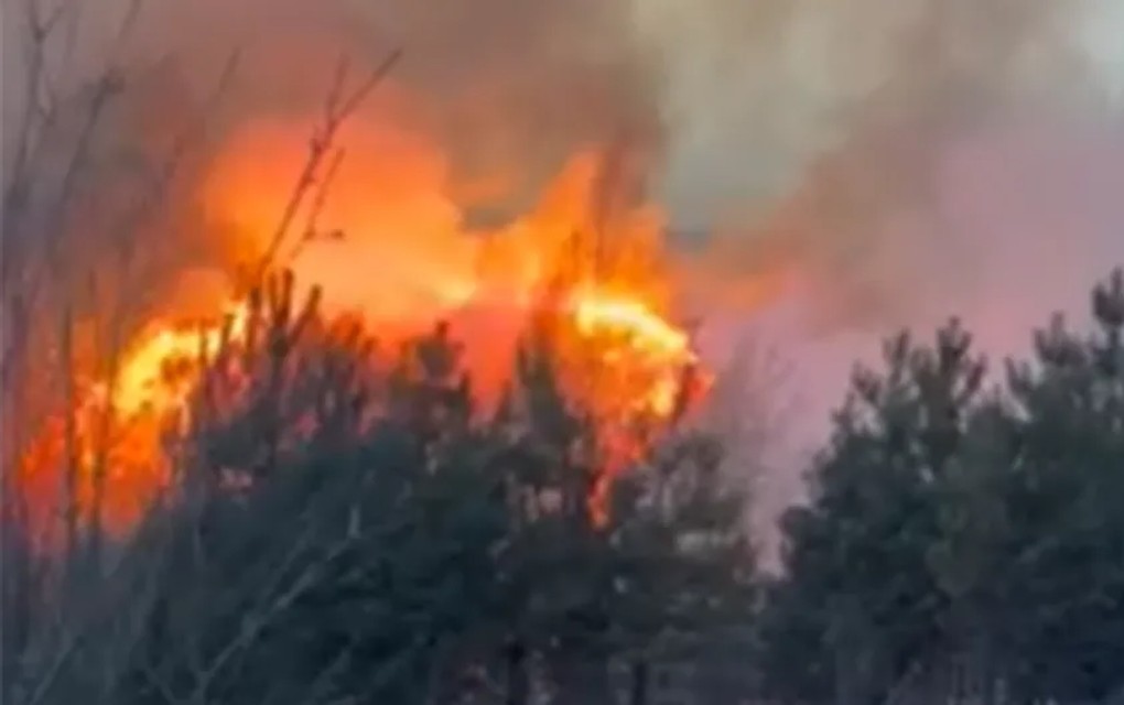 Požar kod Teslića – Vatra se širi munjevitom brzinom