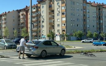 Automobil udario biciklistu na Starčevici