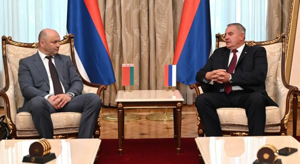 Višković i Rogožnik ukazali na napredak u dosadašnjoj saradnji između Srpske i Bjelorusije