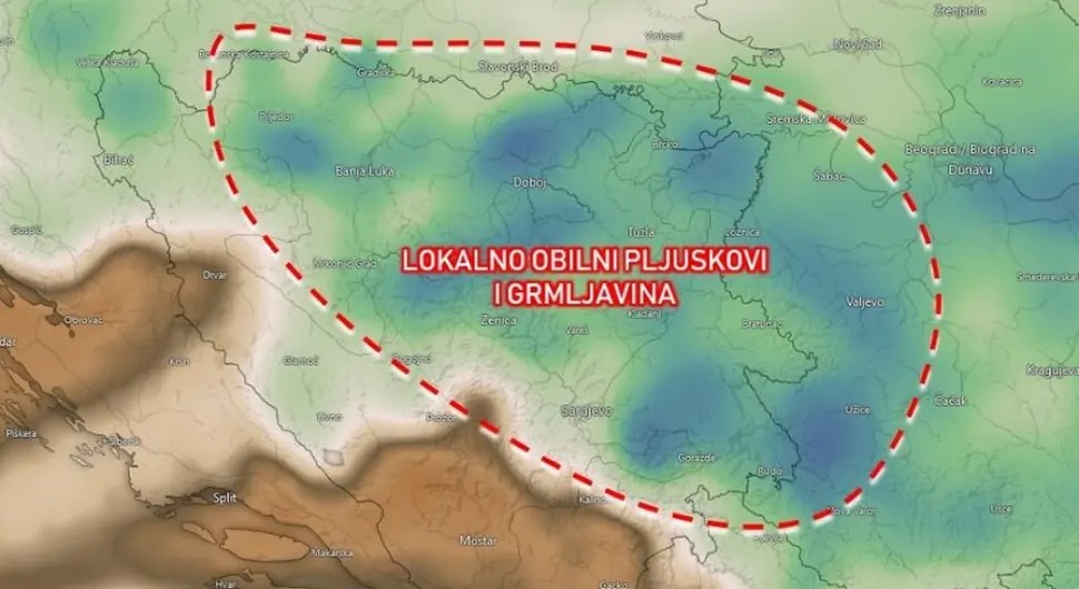 U narednim satima stiže promjena, BH Meteo upozorava građane na opasnost