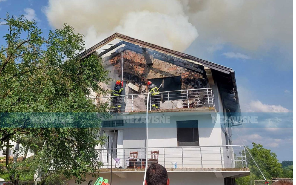 Požar na kući kod Kotor Varoša