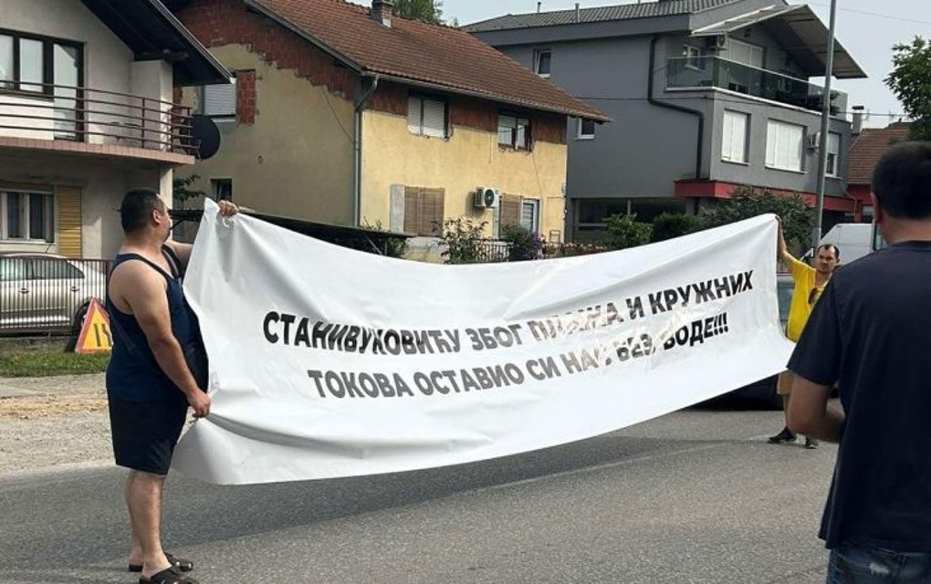 Protest mještana Zalužana zbog nestanka vode