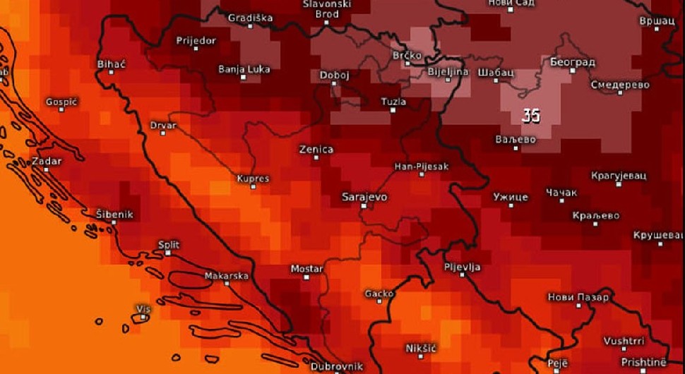 Vrućine stižu u BiH