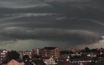 Superćelijska oluja stiže u Srbiju