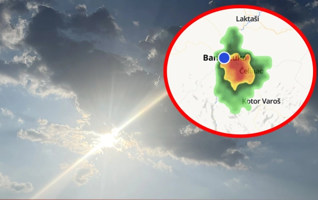 Olujni oblak iznad Banjaluke – Moguće je da prođe bez NEVREMENA