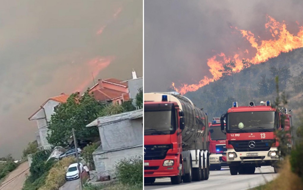 DRAMA KOD SPLITA Požar ušao među kuće, turisti bježe, stanovnici nose maske, djeca evakuisana!