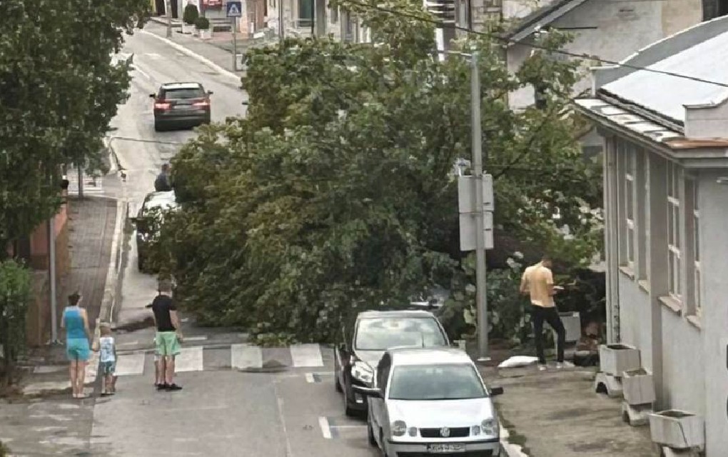 Nevrijeme u Zvorniku, vjetar nosio krovove, padalo drveće