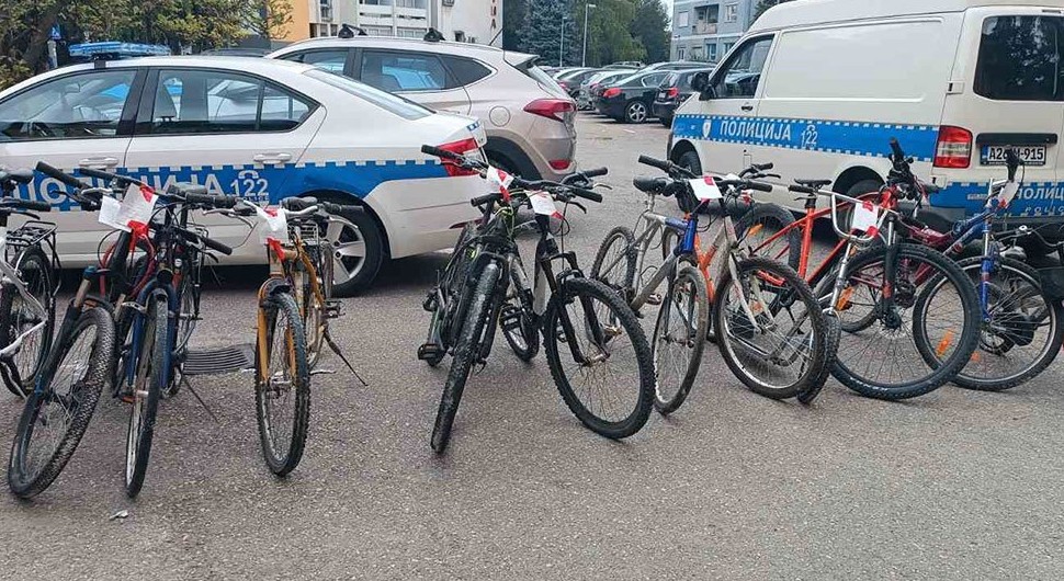 Hapšenje u Banjaluci: Policija tražila jedan, pa pronašla 11 ukradenih bicikala