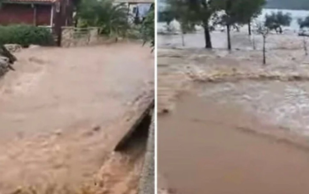 Zastrašujuće scene u Obrovcu: Bujica nosila sve pred sobom