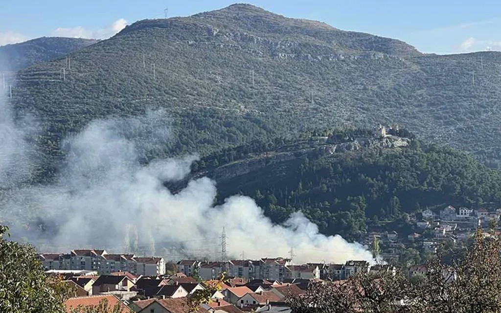 Požar u centru Trebinja