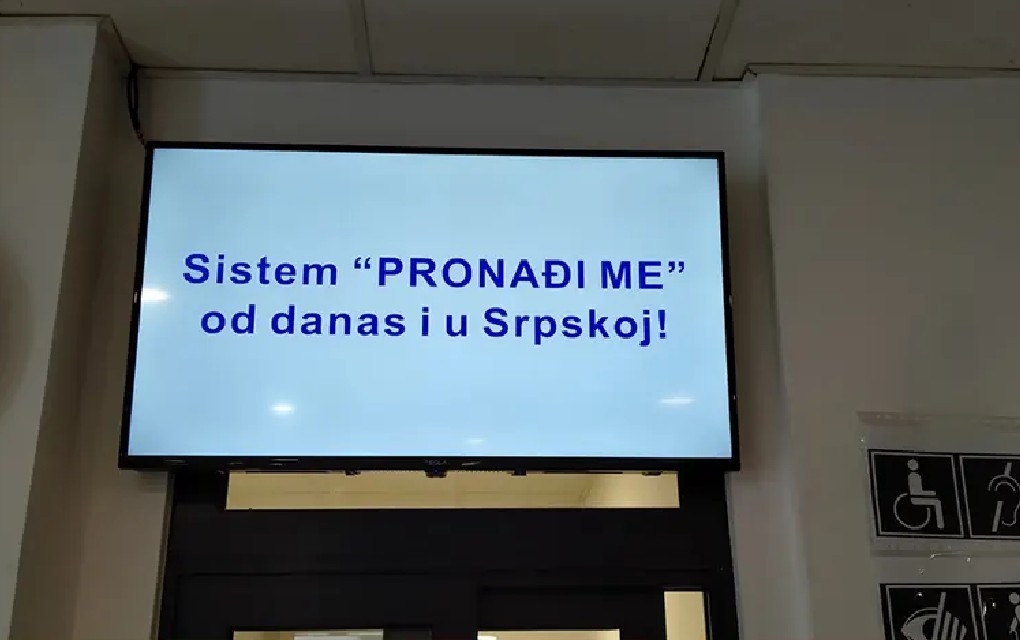 U Republici Srpskoj pušten u rad sistem “Pronađi me“