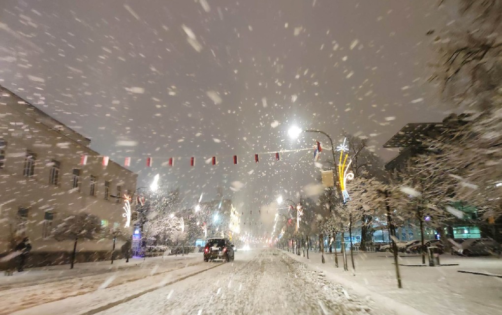 Pada snijeg u Banjaluci