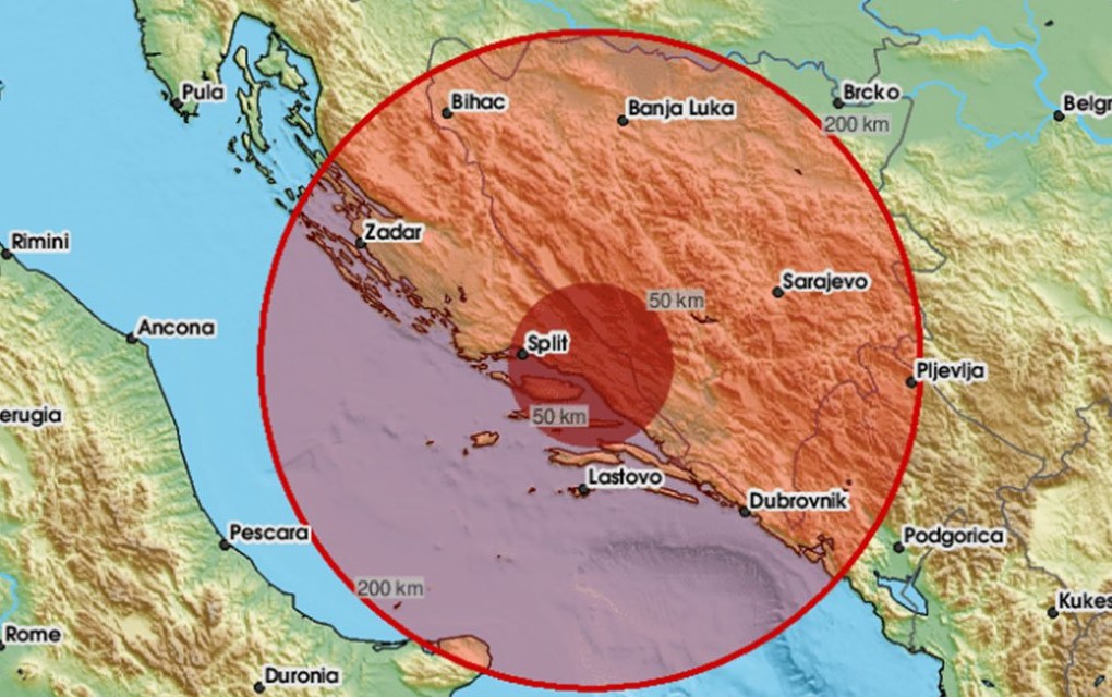 Zemljotres u Hrvatskoj, osjetio se i u BiH