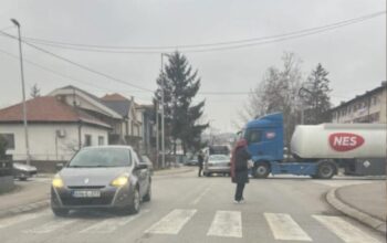 Sudar automobila i kamiona u blizini Zelenog mosta