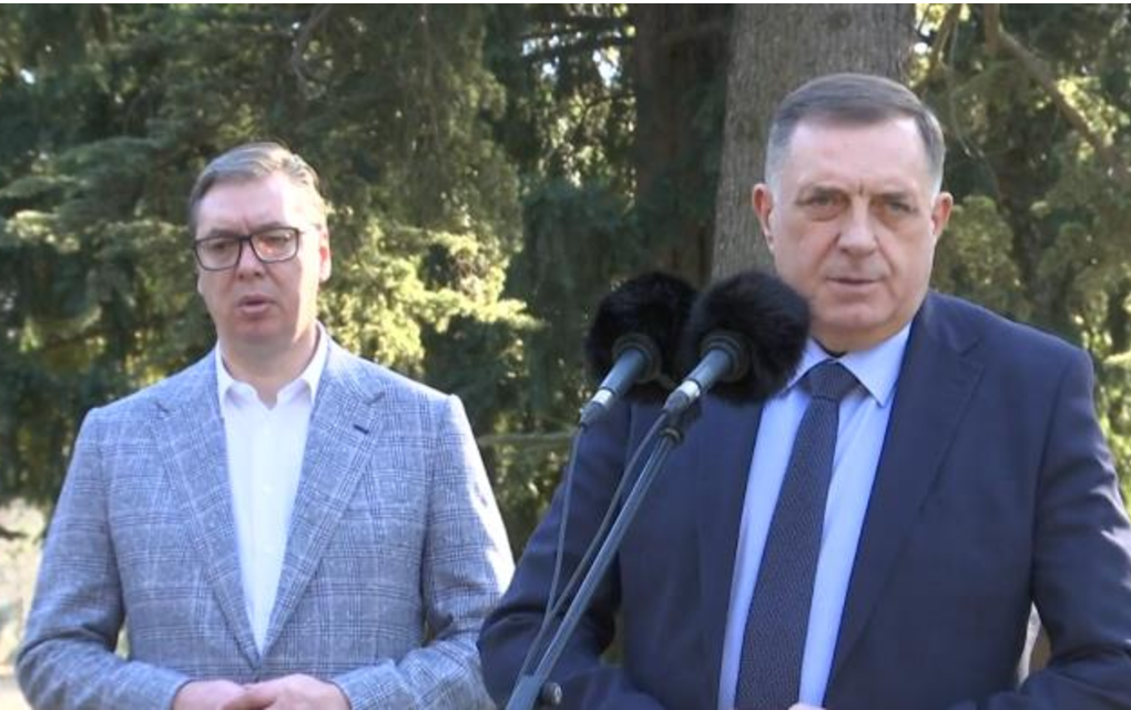 Pres konferencija Dodika i Vučića – UŽIVO