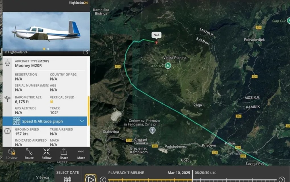 Avion koji je poletio iz Zagreba nestao sa radara u Sloveniji, hitno pokrenuta potraga