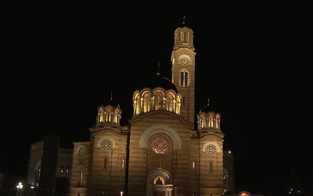 U ponoć Sveta arhijerejska liturgija u Sabornom hramu Hrista Spasitelja