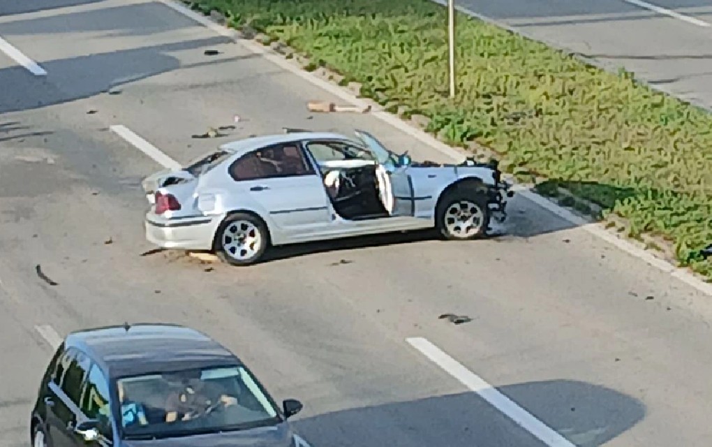 Sudar BMW-a i motocikla u Banjaluci
