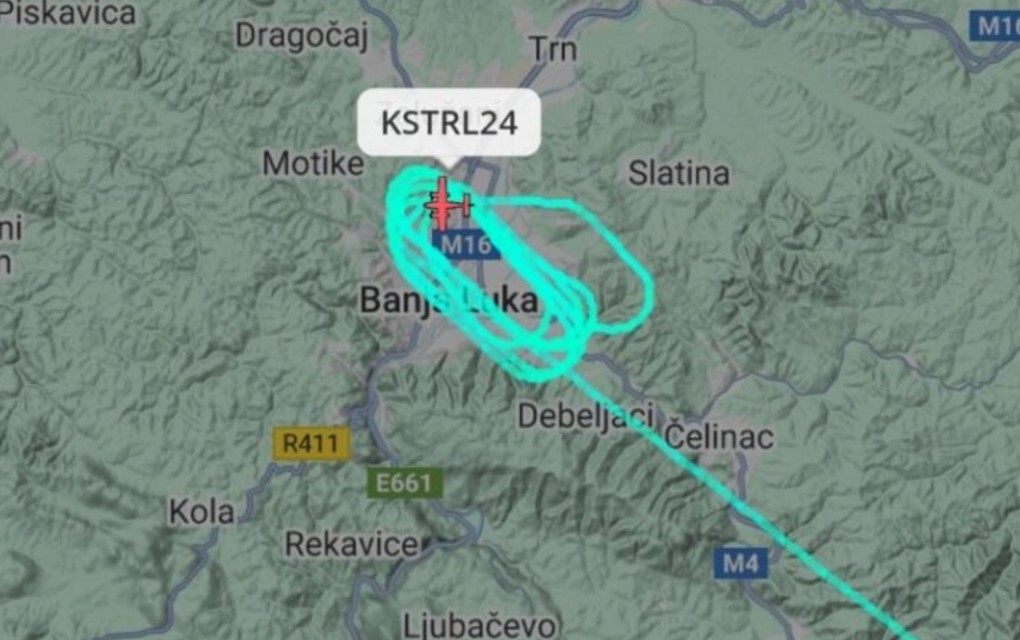 Već neko vrijeme: EUFOR-ov avion kruži iznad Banjaluke