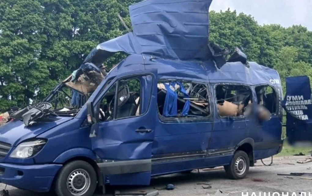 Pogođen autobus u Ukrajini, devet mrtvih: Oglasili se Rusi