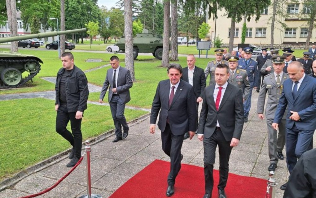 Goganović dočekao ministra odbrane Srbije