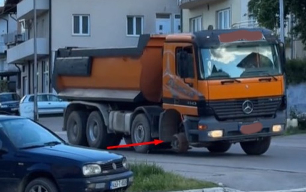 Kamiondžija iz Banjaluke vozio kamion bez jednog točka