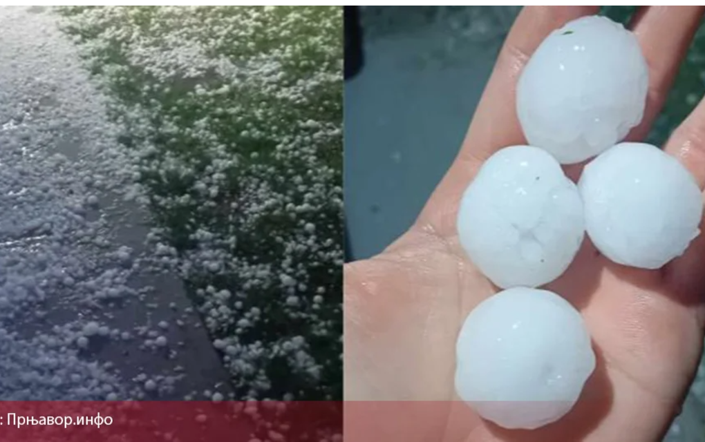 Ovo je ostalo iza superćelijske oluje: U Prnjavoru led kao orah