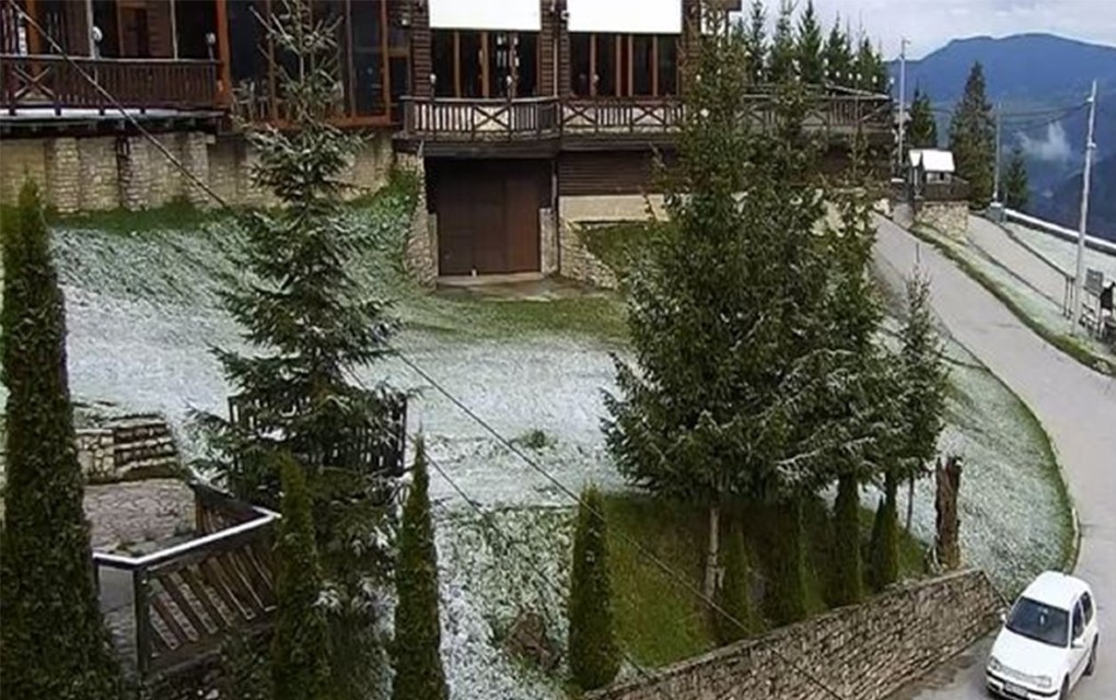 Snijeg na Vlašiću, izmjereno minus sedam