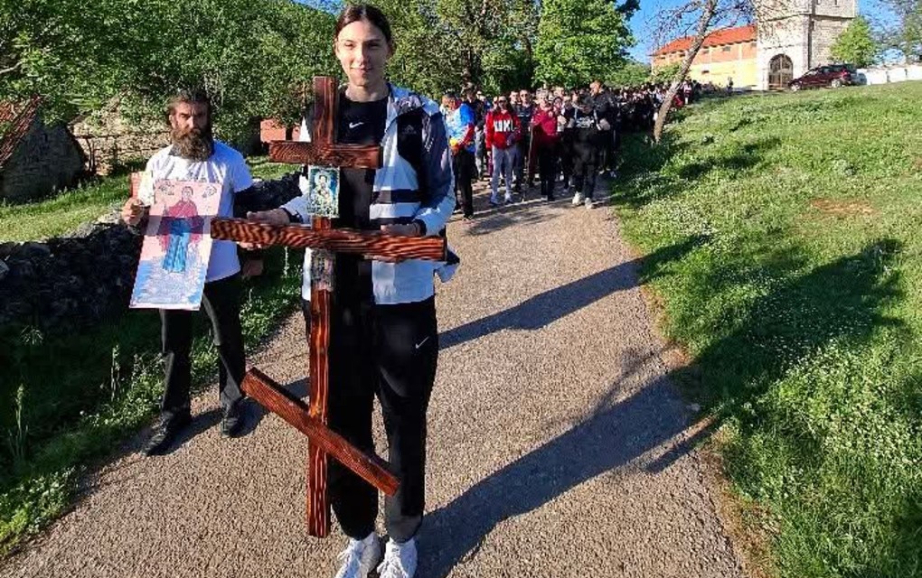 Tijana Bošković sa Bilećanima na hodočašću prema Ostrogu