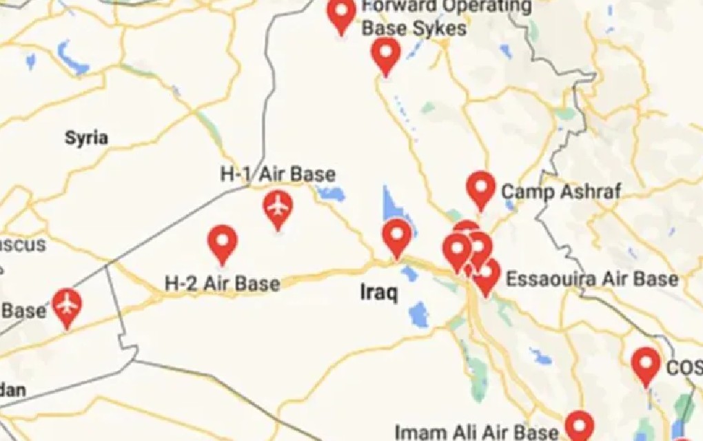 Ovo su baze SAD-a koje bi mogle biti prve na udaru iranskog odgovora