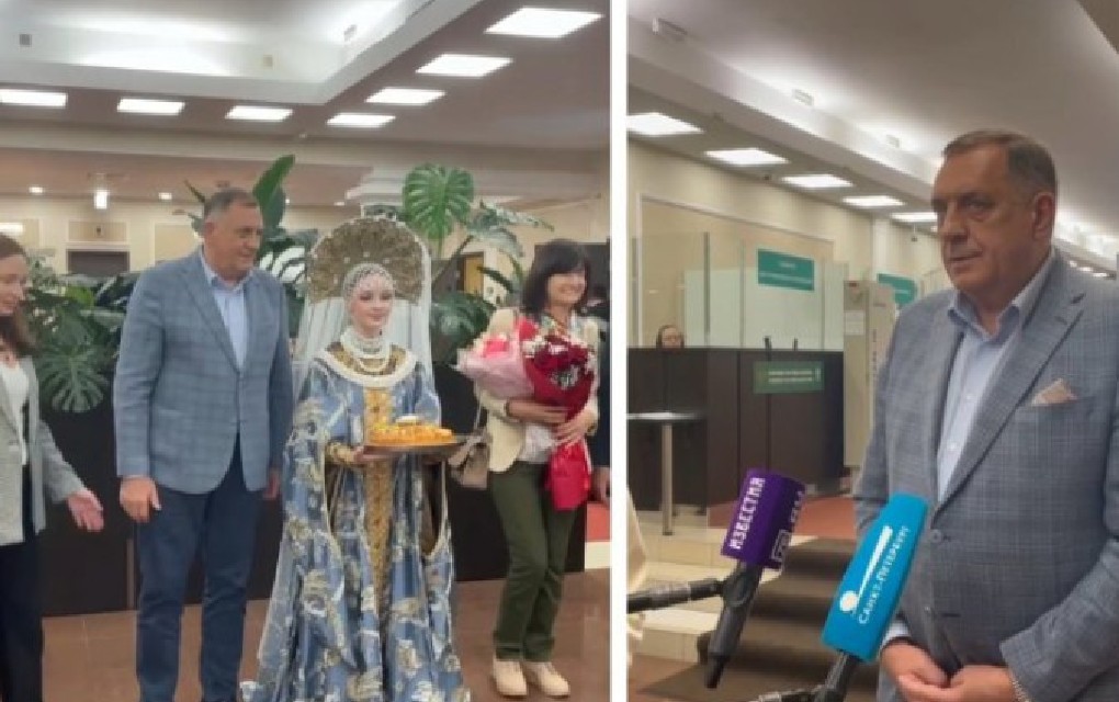 Kako je Dodik dočekan u Sankt Peterburgu