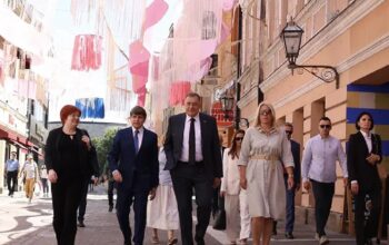 Dodik i Cvijanović prošetali Banjalukom
