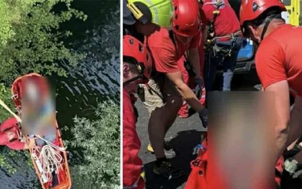 Dramatično: Čovjek preživio pad s 52 metra, ovako je izgledala akcija spasavanja