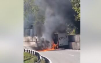 Požar progutao “mercedes”