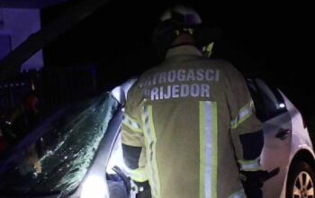 Vatrogasci objavili fotografije saobraćajke kod Prijedora