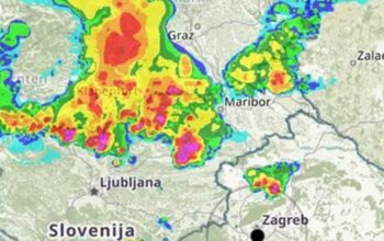 Grmljavinsko nevrijeme stiže u Hrvatsku