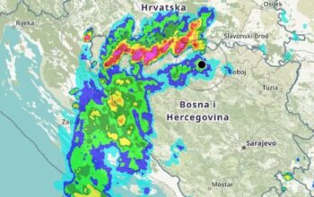 Pratite uživo kretanje oluje na koju su meteorolozi upozorili