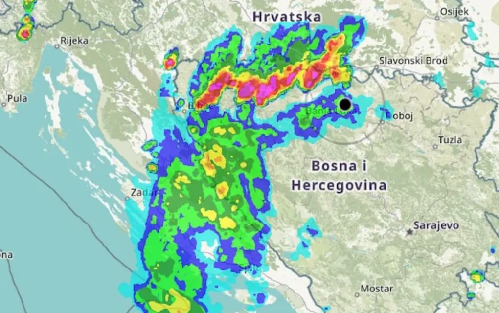 Pratite uživo kretanje oluje na koju su meteorolozi upozorili