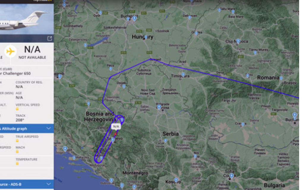 Francuski avion će tri dana nadlijetati BiH
