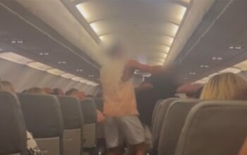 tuča u avionu