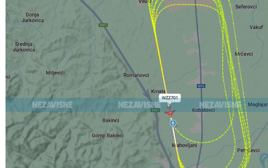 Avion Wizz Aira sat vremena kružio iznad banjalučkog aerodroma