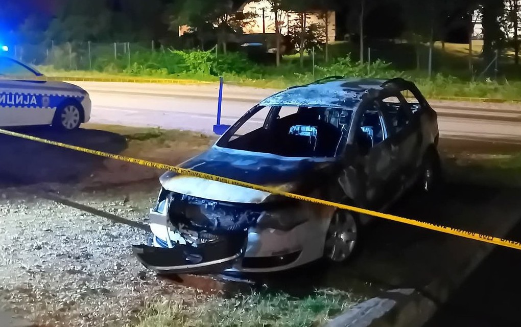 Gorio automobil narodnog poslanika Amira Hurtića