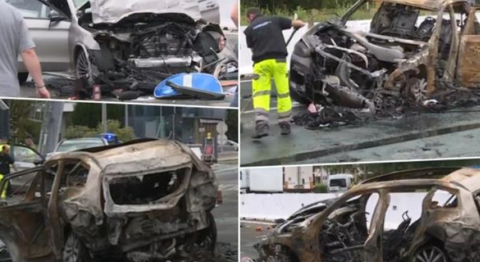 Detalji stravične nesreće: Vozila odletjela 60 metara preko granice